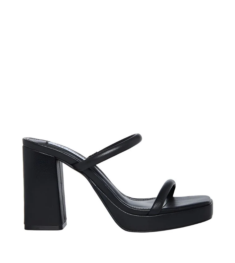 Steve madden polly black women's sandals